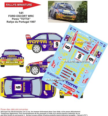 Miniature Vitesse 1/43 Ford Escort WRC – Rallye Portugal 1997, Pilote Fernando Peres (Occasion, Collection)