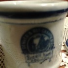 DENVER & RIO GRANDE R. R. CERAMIC MUSTARD POT WITH LID EXCELLENT CONDITION — photo 3