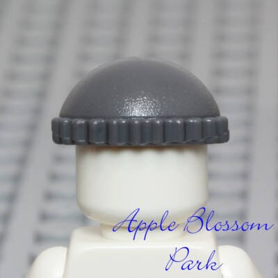 NEW Lego Minifig DARK GRAY KNIT CAP Boy Girl Friends Beanie Pixie Hat Head  Gear