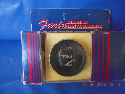 TR-C1 Trim Gauge, Faria, fits OMC Sterndrive