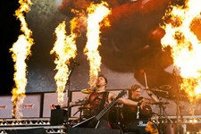 Frontman Matthew Tuck drummer Michael Thomas of Welsh metalcore gr- Old Photo 8