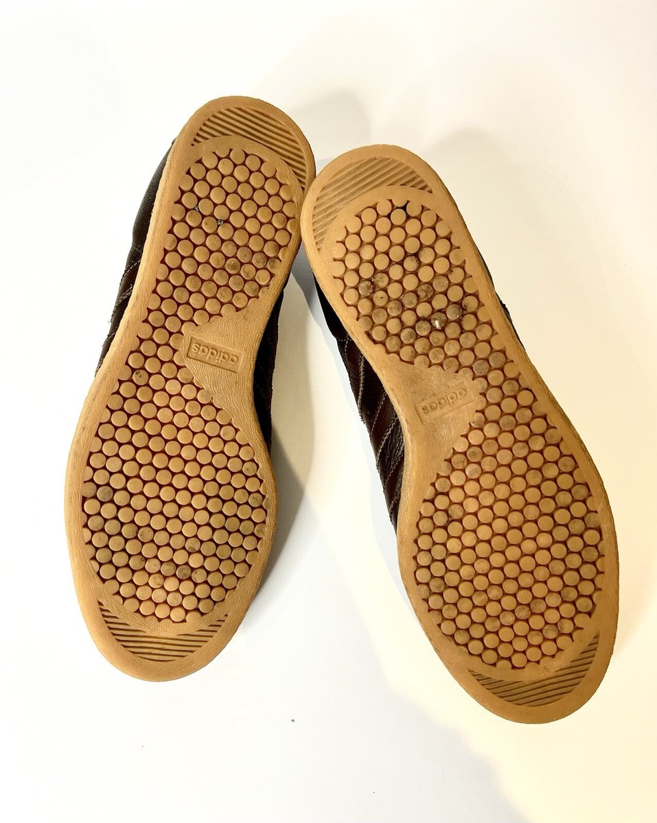 Vintage Adidas SPEZIAL Tobacco Brown Leather GUM Sole Sz 8.5