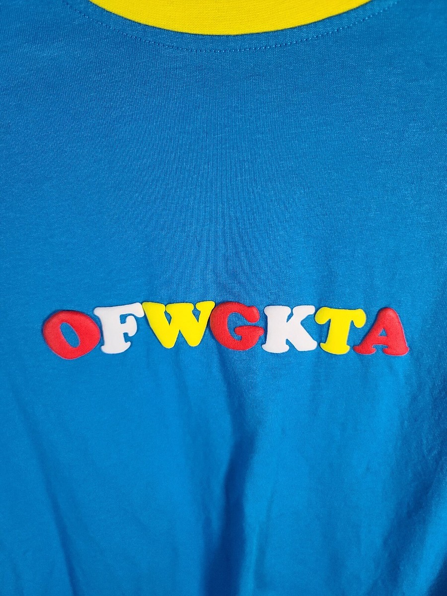 OFWGKTA Odd Future Size SMALL Color Block Short Sleeve Men's T