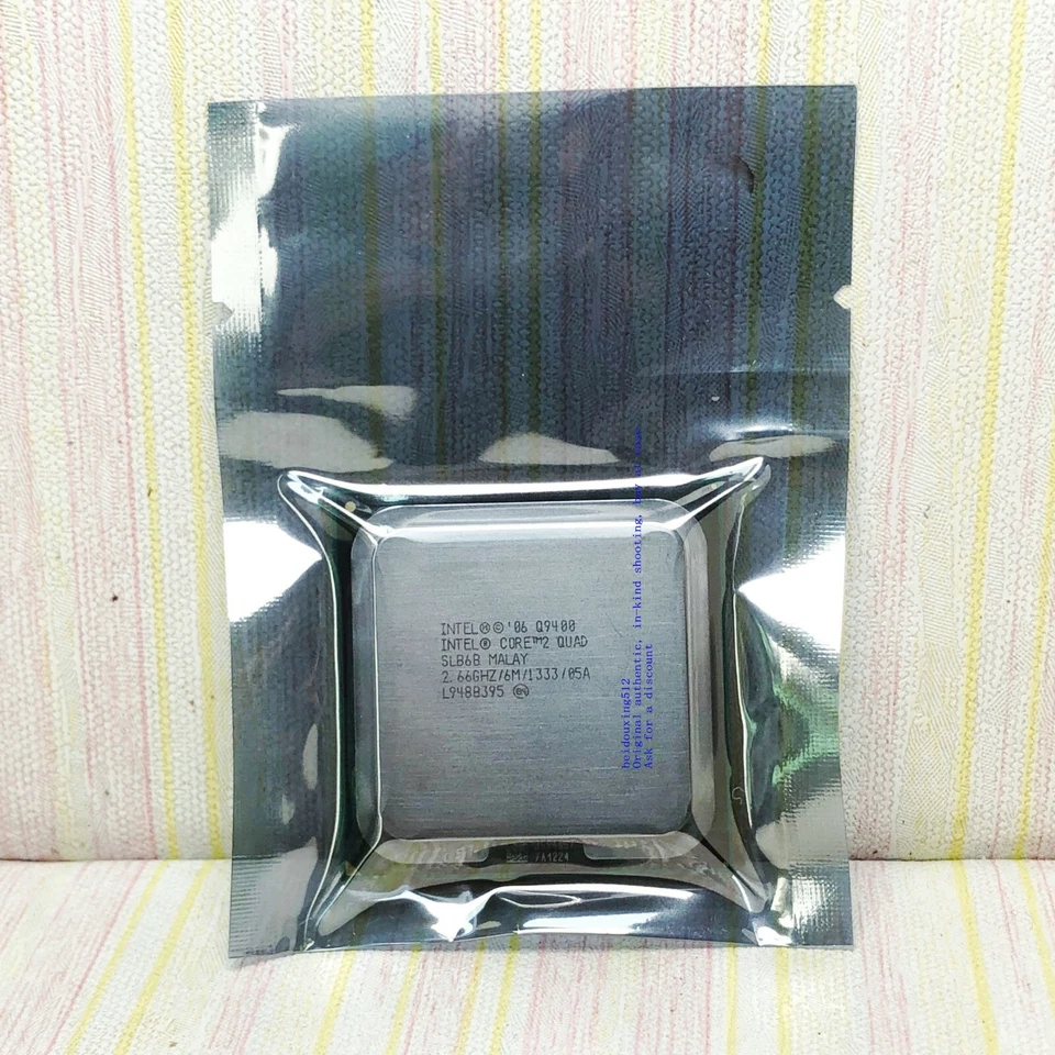 Intel Core 2 Q9400 2.66GHz quad-core 6M (SLB6B) LGA775 desktop Processor - Image 4 of 4