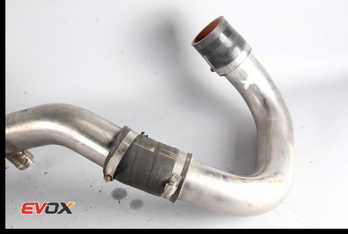 aftermarket 2.5" Lower Intercooler Pipe Kit (Brushed Aluminum) - Evo X M/T - Picture 6 of 7
