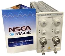 Agilent 86112A 20GHz Dual Channel Electrical Plug-in Module w NIST Traceable Cal