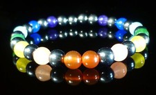 CHAKRA HEMATITE MAGNETIC BRACELET - Meditation