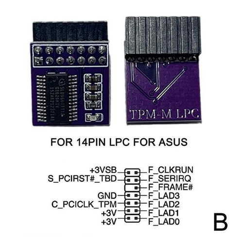 Tpm-2.0 Security Module Supports Multi-brand Motherboards 14 18 20-1pin N9B3 - Afbeelding 14 van 18