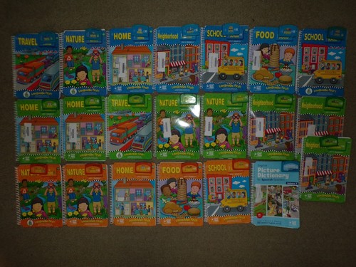 LeapFrog Language First School House Books Cartridges Level 2,3,4 K-5 LOT OF 21