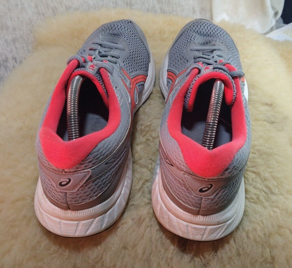 ASICS WOMENS GEL-CONTEND 6 RUNNING SHOES 1012A570 SIZE 9.5 GRAY PINK - GOOD COND thumbnail 5