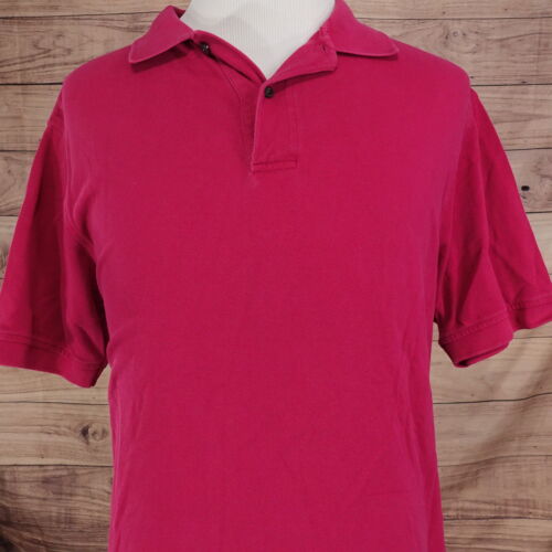 JOS A BANK CLASSIC COLLECTION POLOSHIRT MAGENTA KURZARM MESH BAUMWOLLE GR. XL