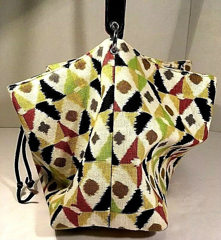 Bolso de hombro hobo de tela multicolor Stephanie Johnson  Foto 3 de 4
