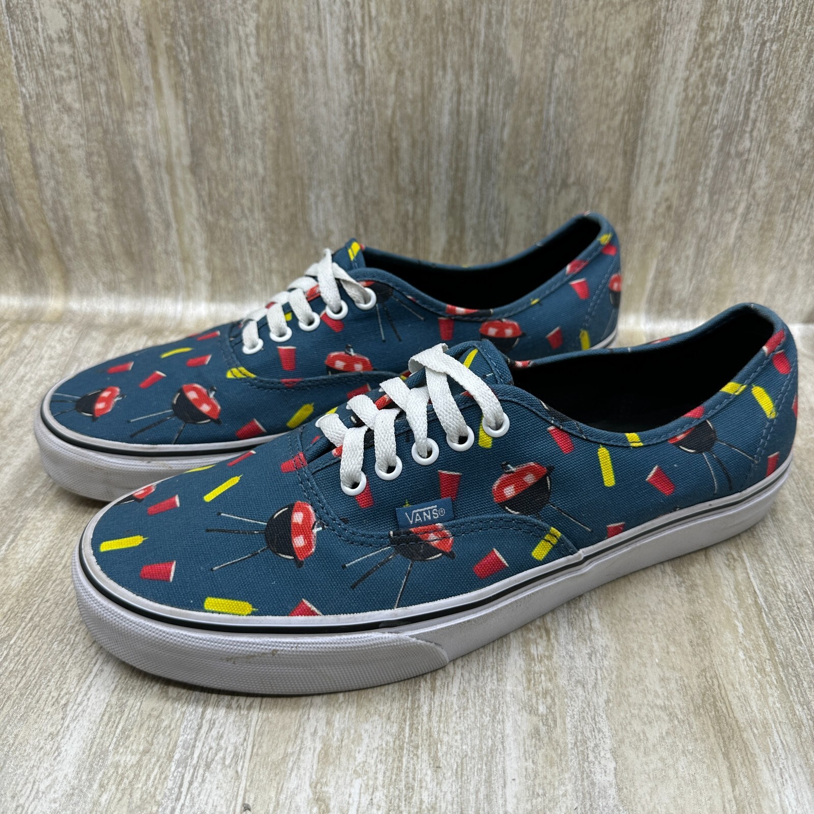 SAOLA Scarpe Vans BBQ RED SOLO CUP Blu Oldol Skoolic Classics Snea Uomo