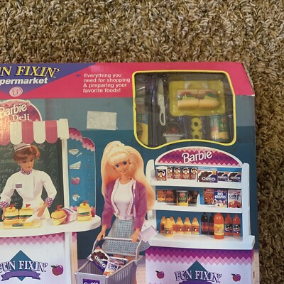 Barbie Fun Fixin supermarket Vintage New In Box | eBay