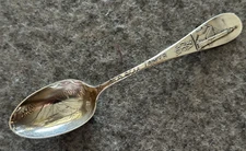 TACOMA Old Bell Tower Sterling Silver Souvenir Spoon 6" Frank W. Smith