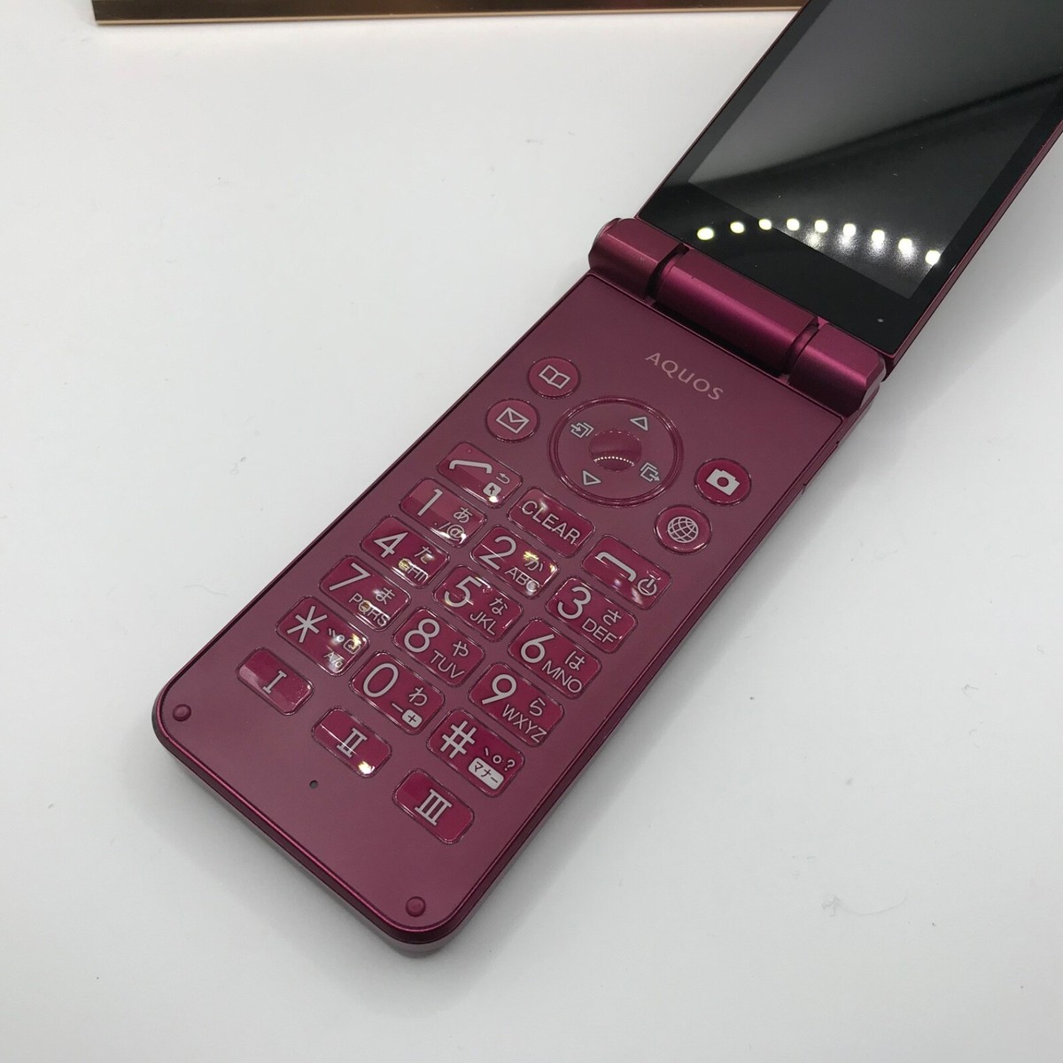 SHARP AQUOS KEITAI RED SH-N01 Android Flip Phone Unlocked 601SH