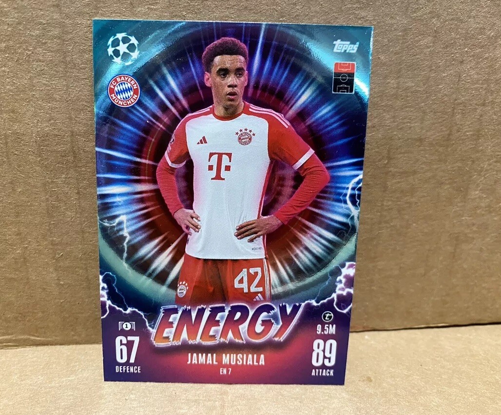 Topps Match Attax 2023/2024 Blue ENERGY Card 13/50 EN7 Jamal