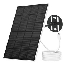Solar Panel for Bird Feeder Camera only Type-C Charger IP65 Waterproof for Ou...