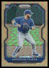J495 ANDERSON TEJADA RC 2021 PRIZM ORANGE 20/100 TEXAS RANGERS #9