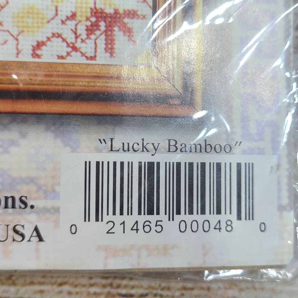 Kit de punto de cruz contado Design Works Lucky Bamboo #9985 Joan Elliott 12" x 16" Foto 3 de 4