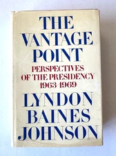 SIGNED First Edition The Vantage Point by President Lyndon B. Johnson