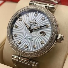 Omega De Ville Ladymatic Diamonds Blue Dial Ladies Watch 425.35.34.20.57.002 3