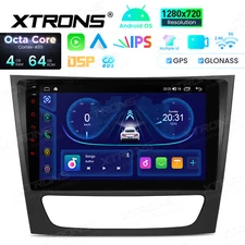XTRONS 9" Android 14 Octa Core 4+64GB Car Radio Stereo GPS for Benz E-W211 W219