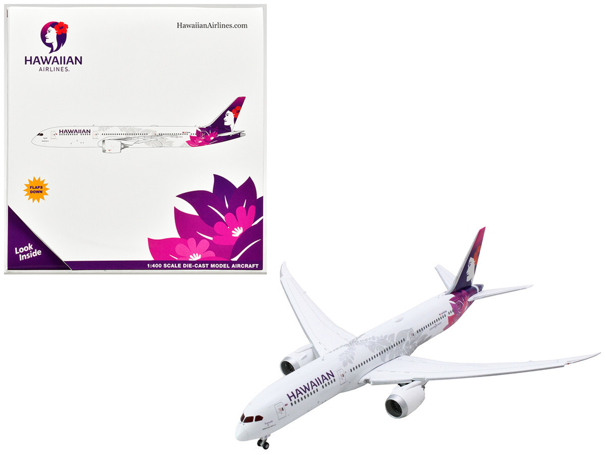 Geminijets Boeing 787-9 Aircraft W/Flaps Down Hawaiian