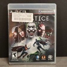 SONY PLAYSTATION 3 PS3 VIDEO GAME TESTED COMPLETE INJUSTICE GODS AMONG US 2013