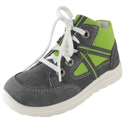 Superfit Mel Kinder Schnürschuhe grau/grün (smoke kombi)