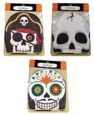 SPOOKY HALLOWEEN STOCKING MASK SKULL, SKULL PIRATE, DAY OF THE DEAD YOU PICK