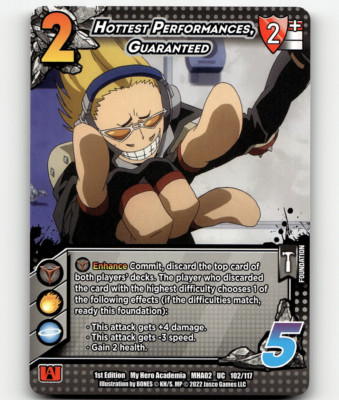 UniVersus Hottest Performances, Guaranteed Crimson Rampage 1st Edition UC
