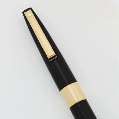 Sheaffer Imperial 550 Ballpoint - Black Barrel + Cap, Gold Trim (New Old Stock)