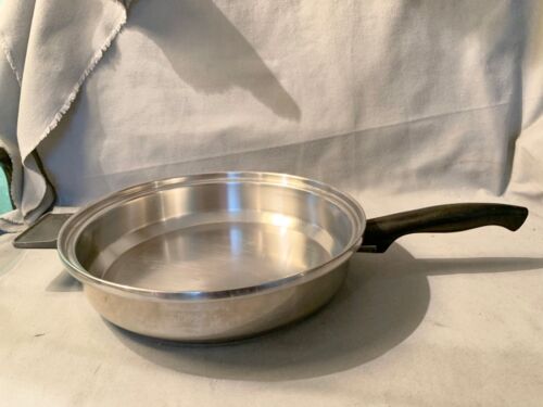 KITCHEN CRAFT MULTI-CORE 5 PLY STAINLESS STEEL 10" SKILLET SAUCE PAN NO LID USA