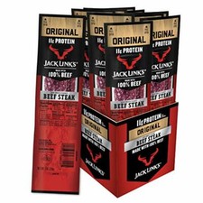 Jack Link's Premium Cuts Beef Steak, Original, 1-Ounce Pack of 12