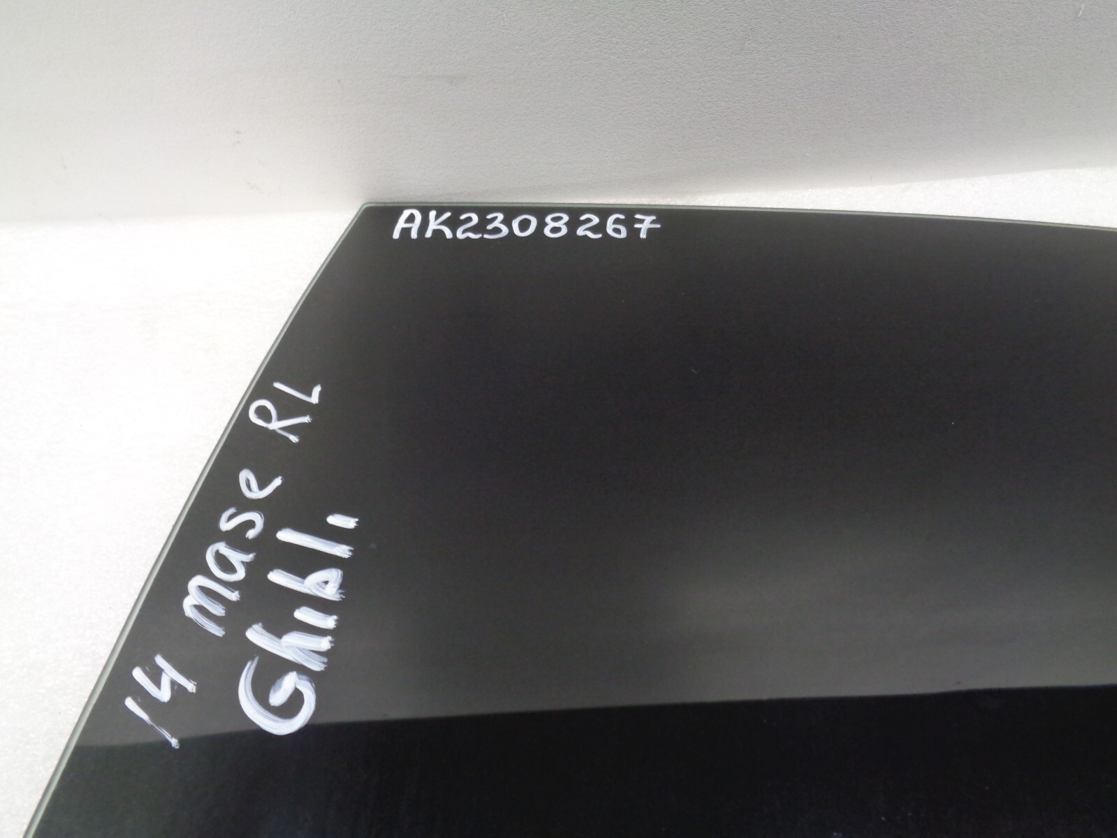 14-17 Maserati Ghibli Rear Left Driver Door Window Glass Tinted OEM AK2308267