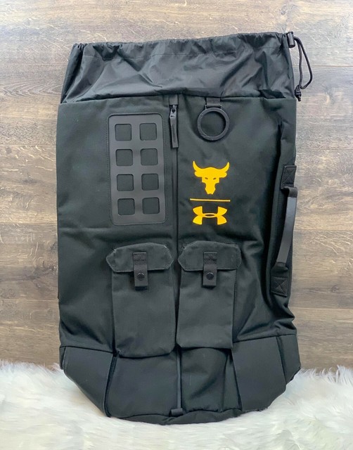 under armour x project rock contain backpack duffle 3.0