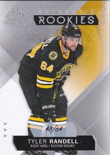15-16 SP Game Used Tyler Randell /64 Rookie True RC Bruins 2015