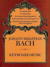 Keyboard Music Dover Classical Piano Music Bach, Johann Sebastian paperback U