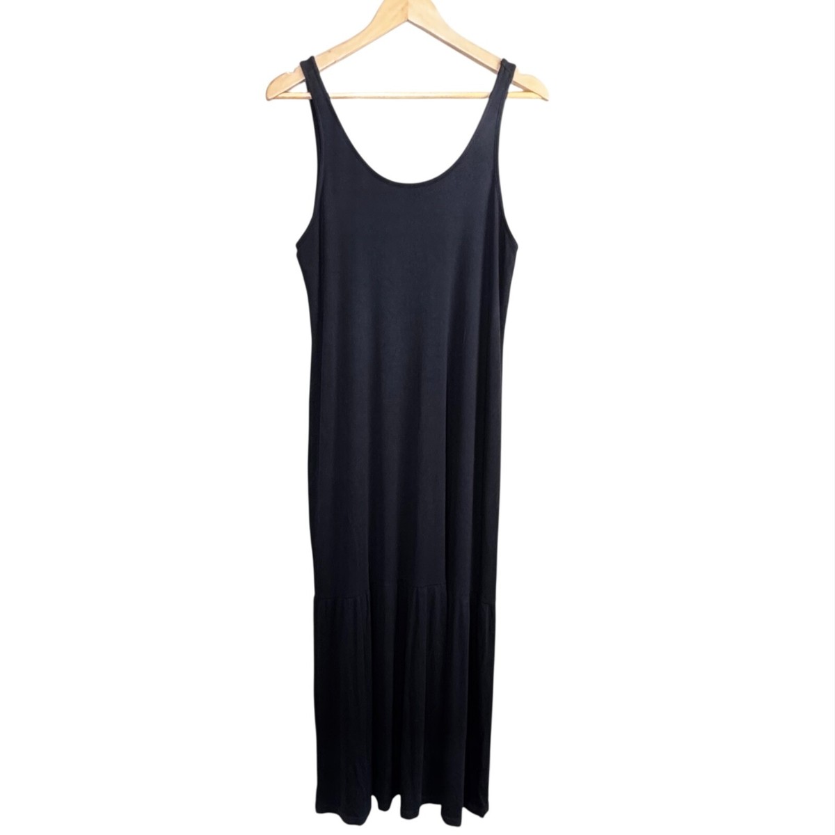 navy and white maxi dress Jana Strapless Ruffle Open Back Maxi Dress