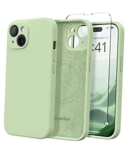 Magnetic for iPhone 13 Case, Compatible with MagSafe, [Full Camera Matcha