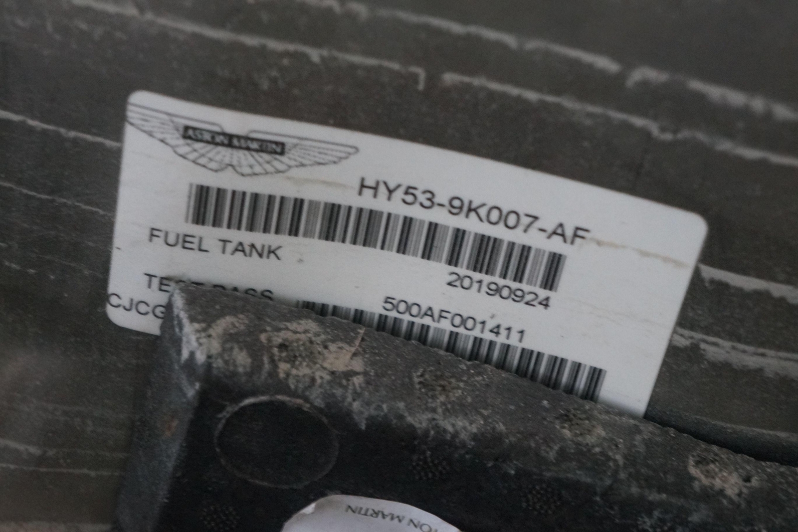 Gasoline Gas Fuel Tank Assembly HY53-9K007-AF OEM Aston Martin DB11 2020