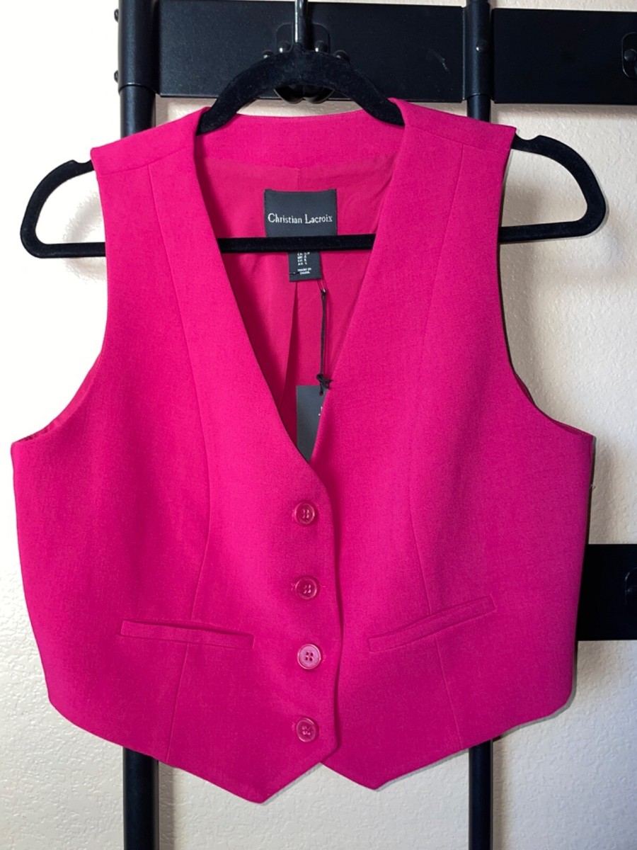Christian Lacroix NWT Women's Tailored Suit Vest Size S