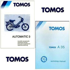 TOMOS Moped A35, A3, Targa SERVICE MANUAL Maintenance Parts Catalog -5- MANUALS