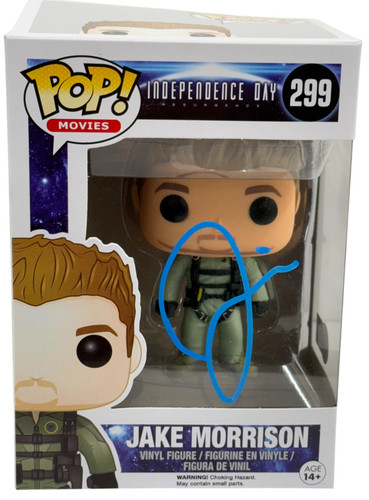 Liam Hemsworth Signed Jake Morrison Funko Independence Day Autograph Beckett
