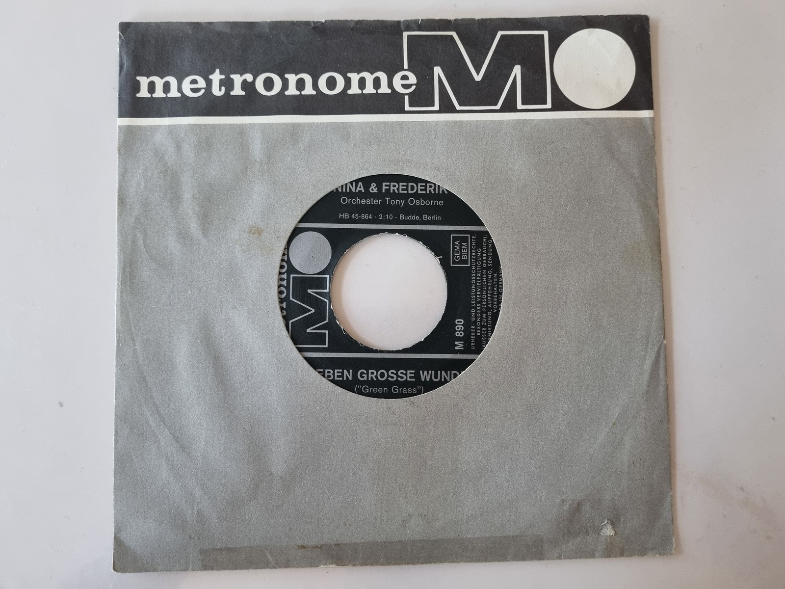 Nina & Frederik - Sieben grosse Wunder/ Castles in Spain 7'' Vinyl Germany