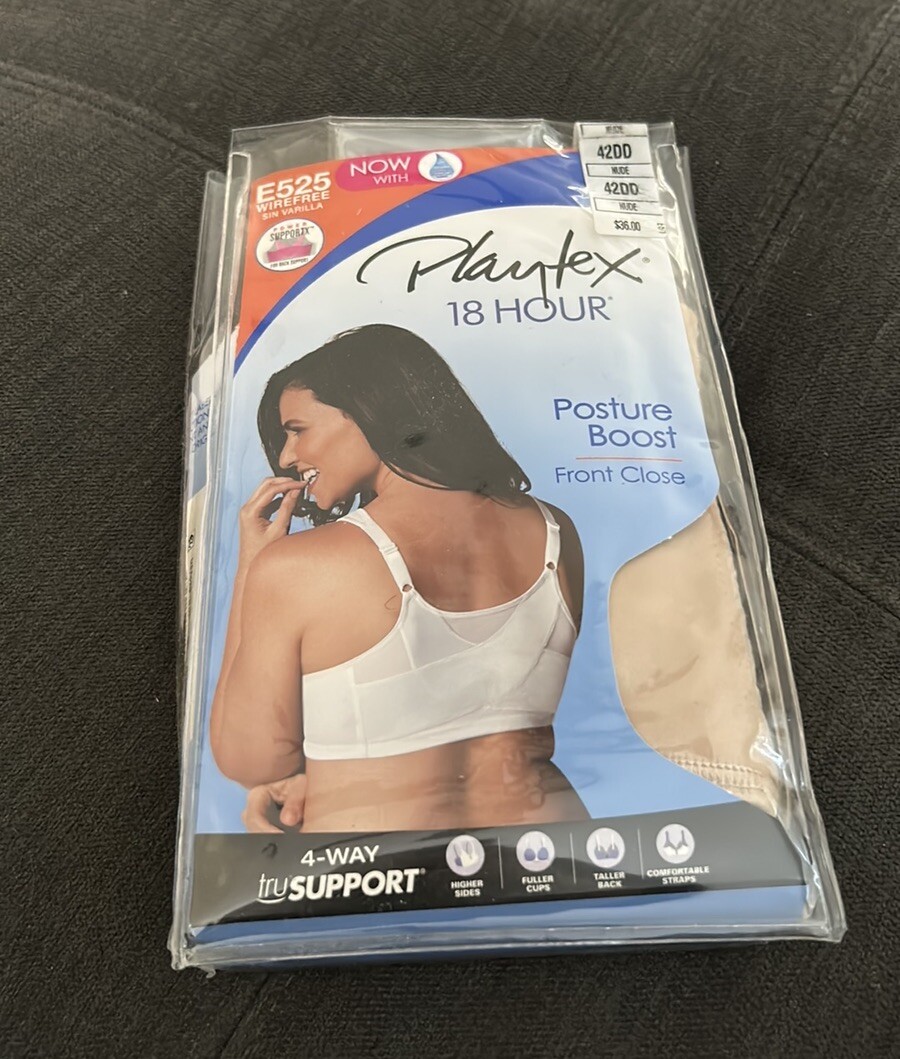 Playtex 18 Hour Wirefree Bra - Posture Boost With PowerSupport & Smoothing