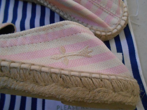 SIZE 37 MANEBI ESPADRILLE M32N00 ROSE COLOR SHOES NEW WITH BAG SPAIN US SIZE 6 - Picture 5 of 5