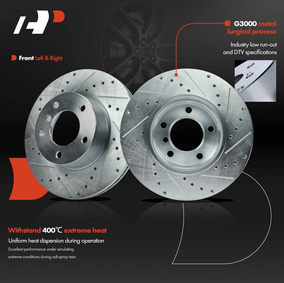 Тормозной ротор BMW + тормозная колодка, набор из 6, задний водитель и пассажир, A-Premium - Изображение 4 из 4