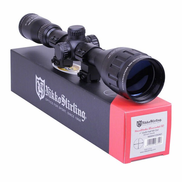 Nikko Stirling Mountmaster Rifle Scope 412x50 AO IR Scopes for sale